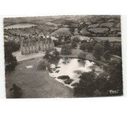 LIRE: école de plein air de la "turmelière" de la F.A.L. château vue aérienne 10x15 - très bon état
