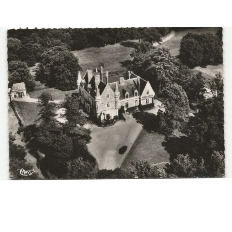MELAY: château de bouzillé: vue aérienne 10x15 - très bon état