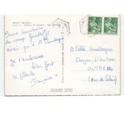 MELAY: château de bouzillé: vue aérienne 10x15 - très bon état