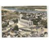 MONTJEAN: l'église vue aérienne 10x15 - très bon état