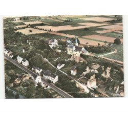 PARNAY: l'église et le coteau vue aérienne 10x15 - très bon état