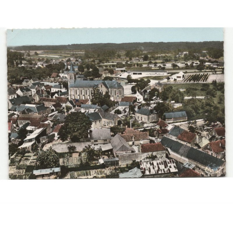PARCAY-les-PINS: vue générale vue aérienne 10x15 - très bon état