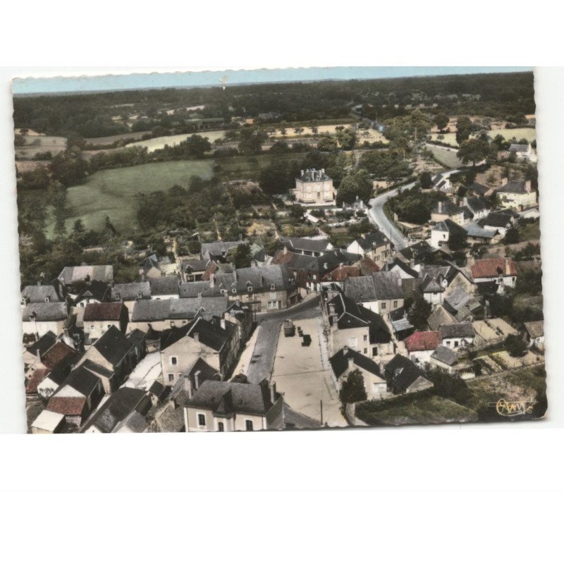 MOULIHERNE: vue générale vue aérienne 10x15 - très bon état