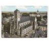 LA POMMERAYE: l'église vue aérienne 10x15 - très bon état