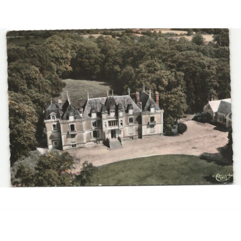 POUANCE: château vue aérienne 10x15 - très bon état