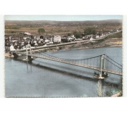 LES ROSIERS-sur-LOIRE: le pont sur la loire vue aérienne 10x15 - très bon état