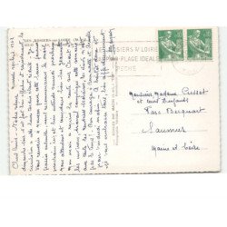 LES ROSIERS-sur-LOIRE: le pont sur la loire vue aérienne 10x15 - très bon état