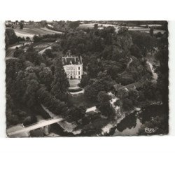 ROCHEFORT-sur-LOIRE: château de dieuzie vue aérienne 10x15 - très bon état