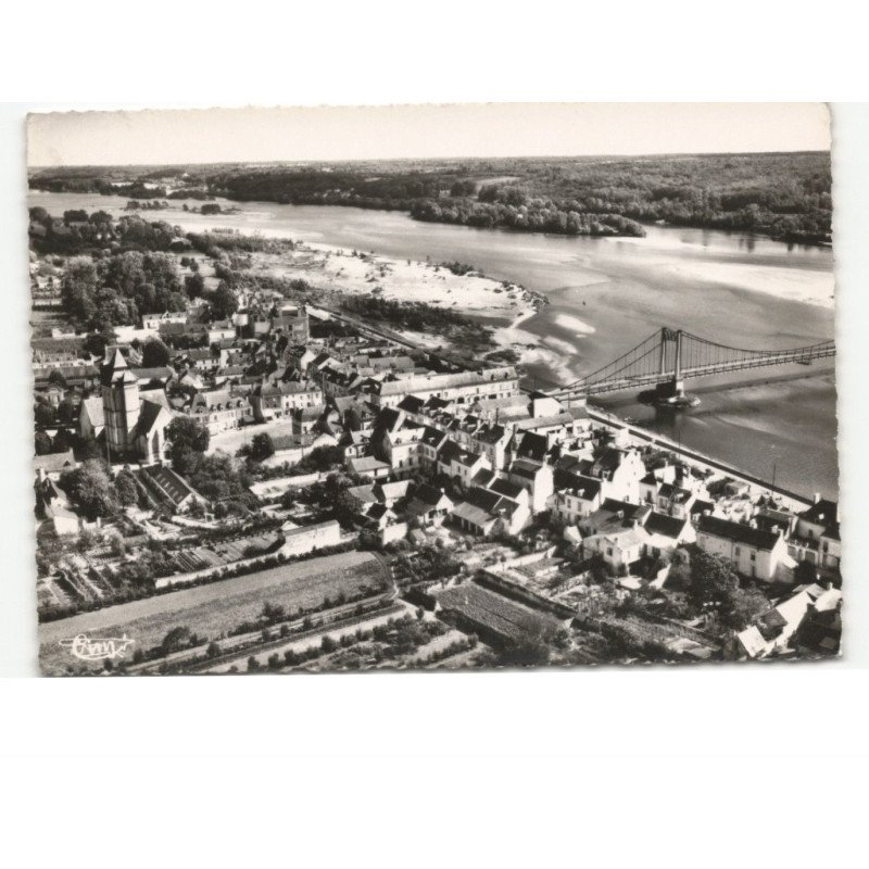 LES ROSIERS-sur-LOIRE: vue générale vue aérienne 10x15 - très bon état