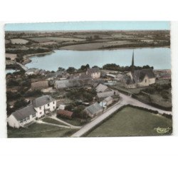 SAINT-AUBIN-de-POUANCE: le bourg vue aérienne 10x15 - très bon état