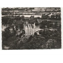 ROCHEFORT-sur-LOIRE: château de saint-symphorien vue aérienne 10x15 - très bon état