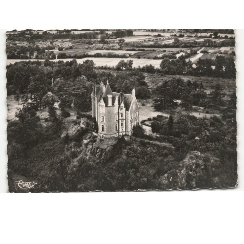 ROCHEFORT-sur-LOIRE: château de saint-symphorien vue aérienne 10x15 - très bon état