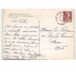 ROCHEFORT-sur-LOIRE: château de saint-symphorien vue aérienne 10x15 - très bon état