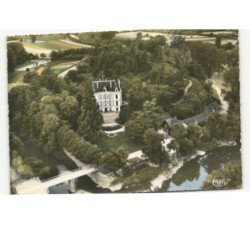 ROCHEFORT-sur-LOIRE: château de dieuzie vue aérienne 10x15 - état