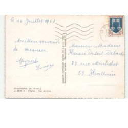 SAINT-MATHURIN: l'église vue aérienne 10x15 - très bon état