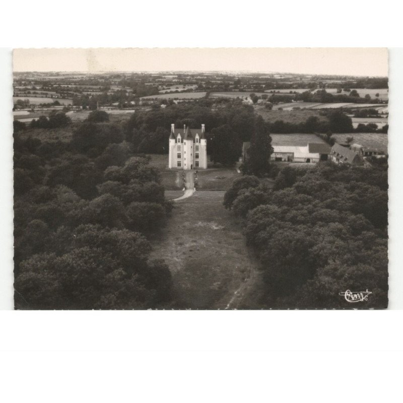 SAINTE-CHRISTINE: château du planty vue aérienne 10x15 - très bon état