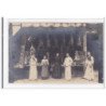 PARIS : carte photo d'une boucherie - tres bon etat