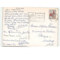 SAUMUR: château de la loire vue aérienne 10x15 - très bon état