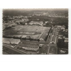 SAUMUR: école d'application de l'armée blindée et de la cavalerie vue aérienne 10x15 - très bon état