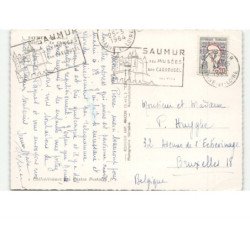 SAUMUR: le château vue aérienne 10x15 - état