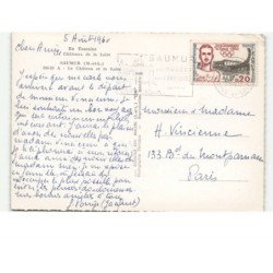 SAUMUR: les châteaux de la loire vue aérienne 10x15 - état