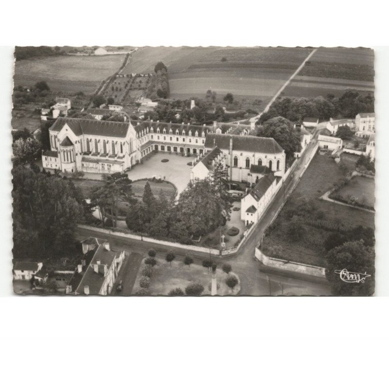 SAUMUR: communauté sainte-anne de saint-hilaire saint-florent vue aérienne 10x15 - très bon état