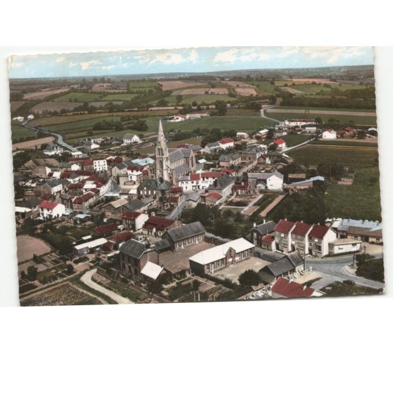 NEUVY-en-MAUGES: vue générale vue aérienne 10x15 - très bon état