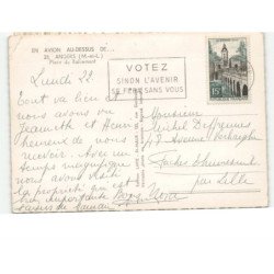 ANGERS: place du ralliement vue aérienne 10x15 - état