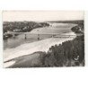 BEHUARD: le pont et vue d'ensemble sur béhuard vue aérienne 10x15 - très bon état
