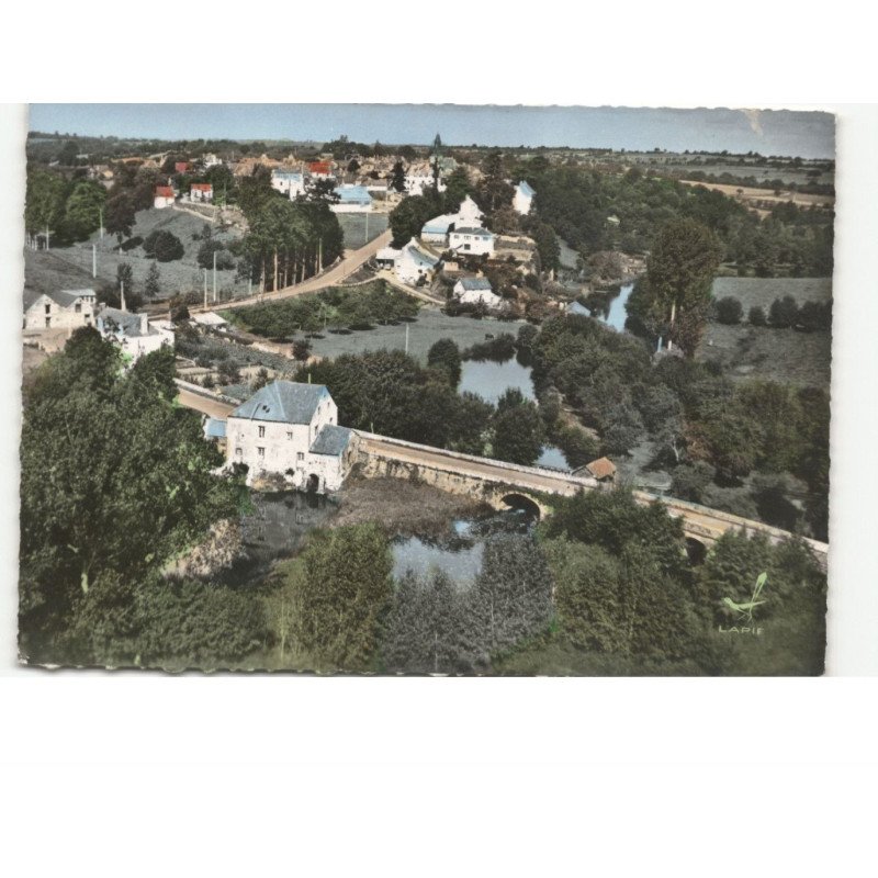 CHATELAIS: le moulin et vue panoramique vue aérienne 10x15 - très bon état