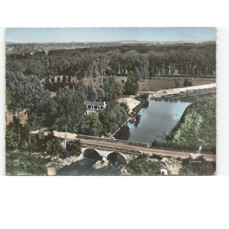 CORNE: l'authion vue aérienne 10x15 - état