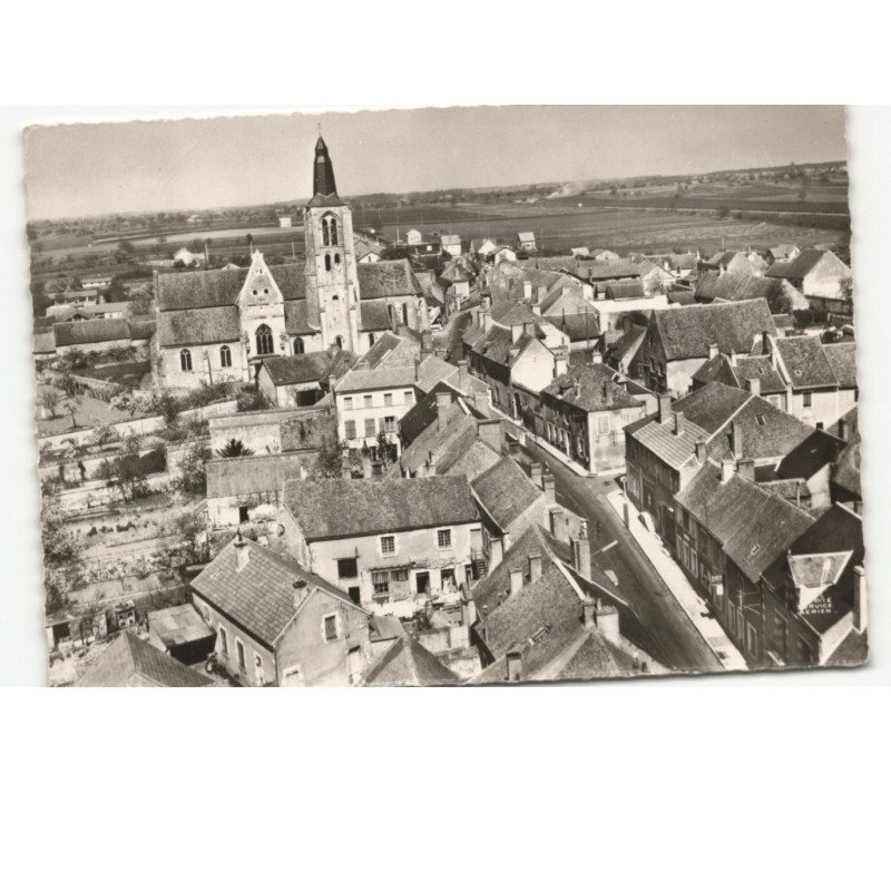 BONNY-sur-LOIRE: route de paris vue aérienne 10x15 - très bon état
