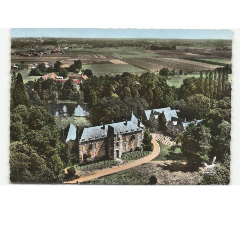 BONNEE: le château vue aérienne 10x15 - très bon état