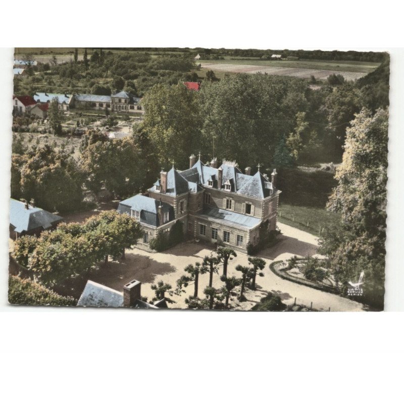 CERDON-du-LOIRET: le château vue aérienne 10x15 - très bon état