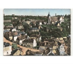 CHATEAURENARD: place de l'hôtel de ville et l'église saint-étienne vue aérienne 10x15 - état