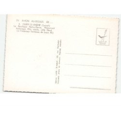 CLERY-SAINT-ANDRE: la basilique notre-dame monument historique XVe siècle vue aérienne 10x15 - très bon état