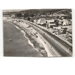 CROS-de-CAGNES: la plage du cros vue aérienne 10x15 - très bon état