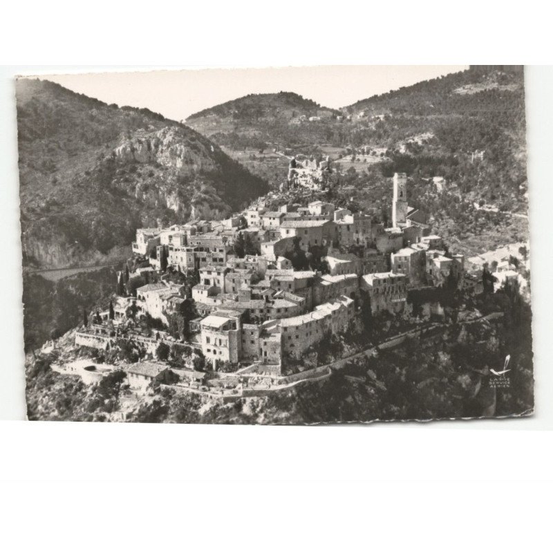 EZE: vue générale vue aérienne 10x15 - très bon état