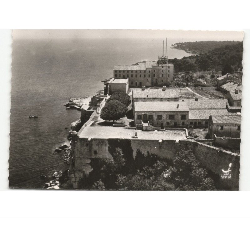 ILES DE LERINS: sainte-marguerite vue aérienne 10x15 - très bon état