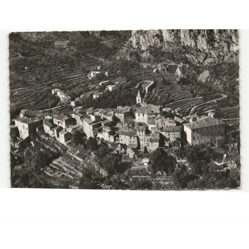 GORBIO: le village vue aérienne 10x15 - très bon état