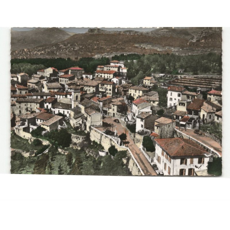 LA GAUDE: la place et vue générale vue aérienne 10x15 - très bon état