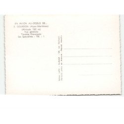 GOURDON: taverne provençal vue aérienne 10x15 - très bon état