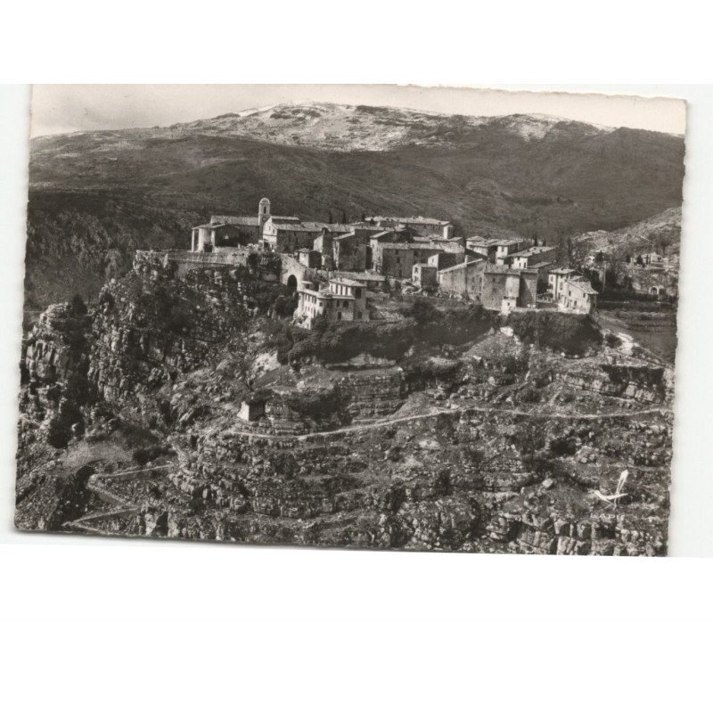 GOURDON: vue générale vue aérienne 10x15 - très bon état