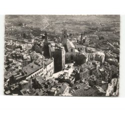 GRASSE: l'église vue aérienne 10x15 - très bon état