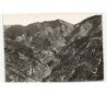 environs de LUCERAM: route de peira-cava, les lacets et vue sur luceram vue aérienne 10x15 - très bon état