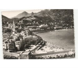 MENTON: le port vue aérienne 10x15 - très bon état