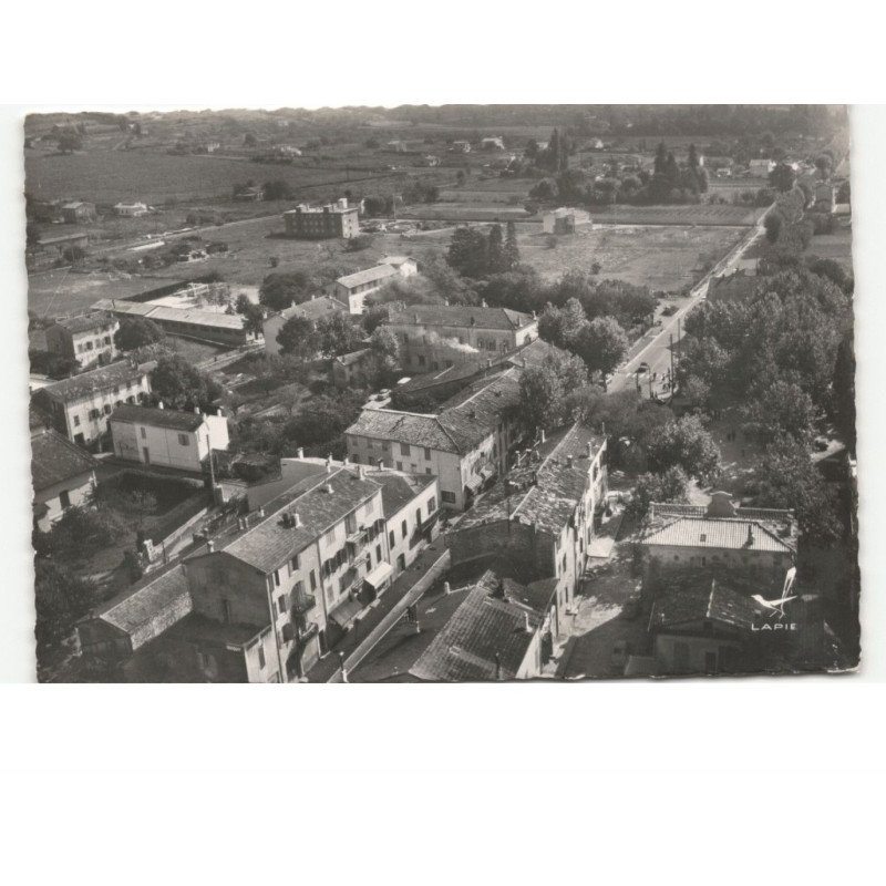 MOUANS-SARTOUX: route de cannes vue aérienne 10x15 - très bon état