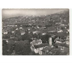 MOUANS-SARTOUX: l'église vue aérienne 10x15 - très bon état