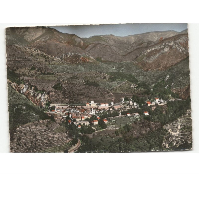 MOULINET: vue générale vue aérienne 10x15 - très bon état
