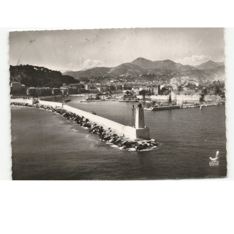 NICE: le phare vue aérienne 10x15 - très bon état